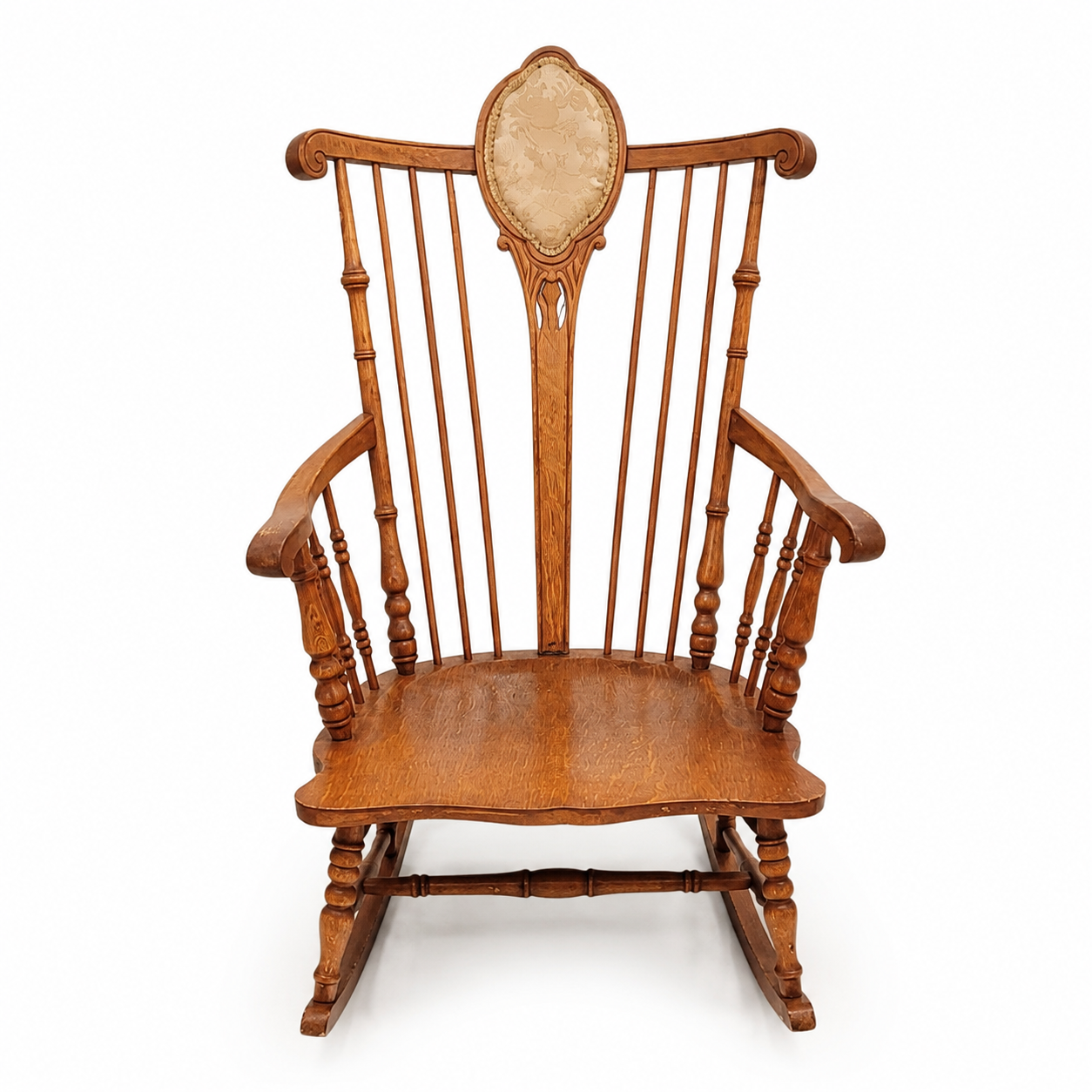 Ornate Wooden Rocking Chair