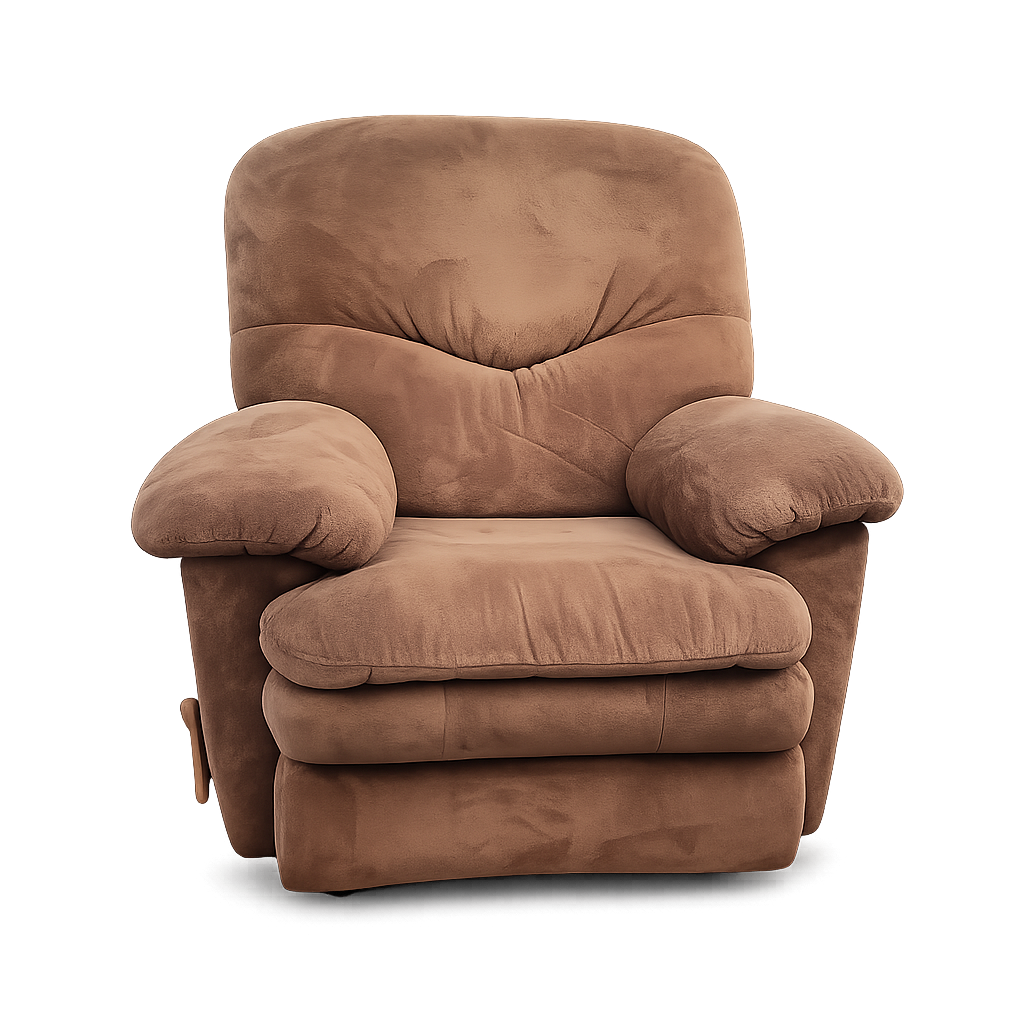 Brown Plush Recliner Chair