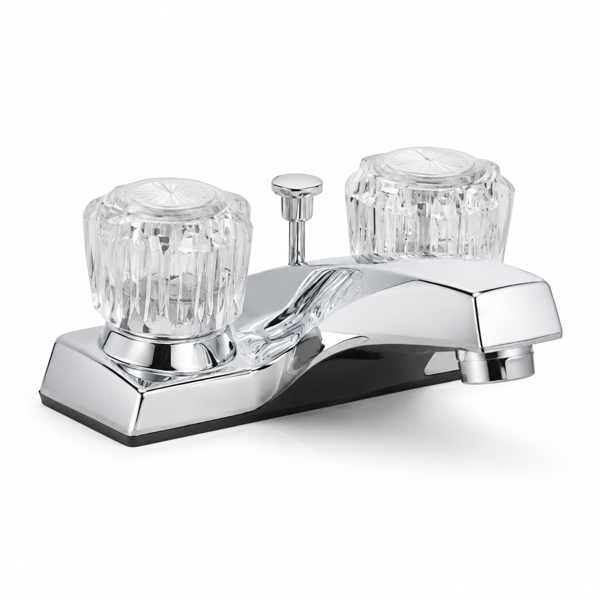PlumbShop Two-Handle Bathroom Faucet – Chrome