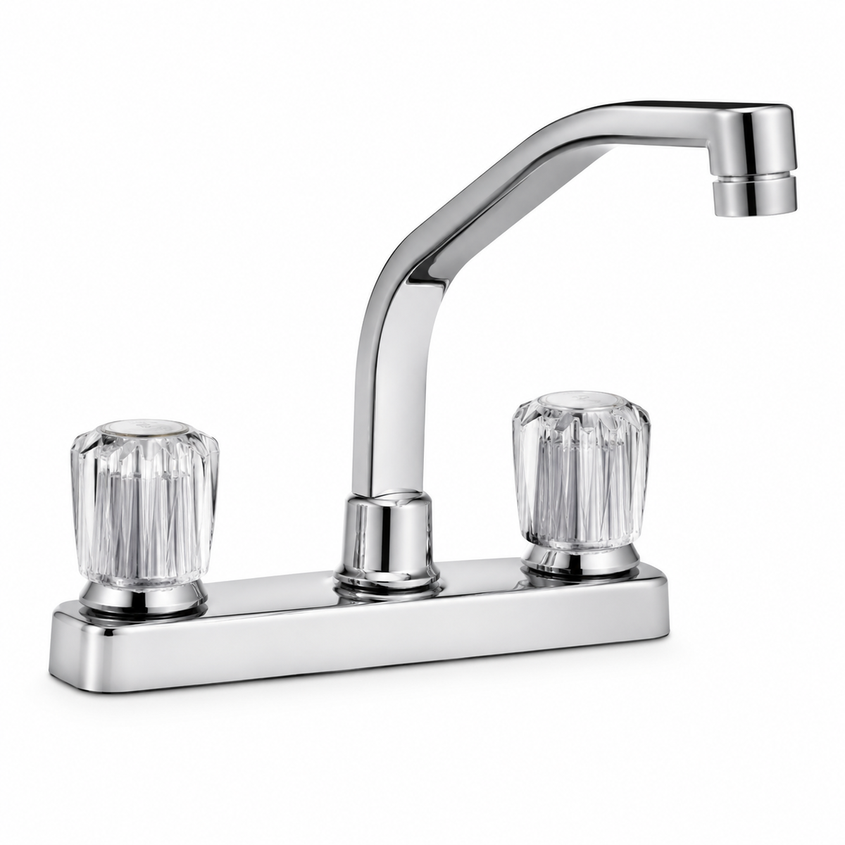 Project Source Two-Handle Kitchen Faucet – Chrome