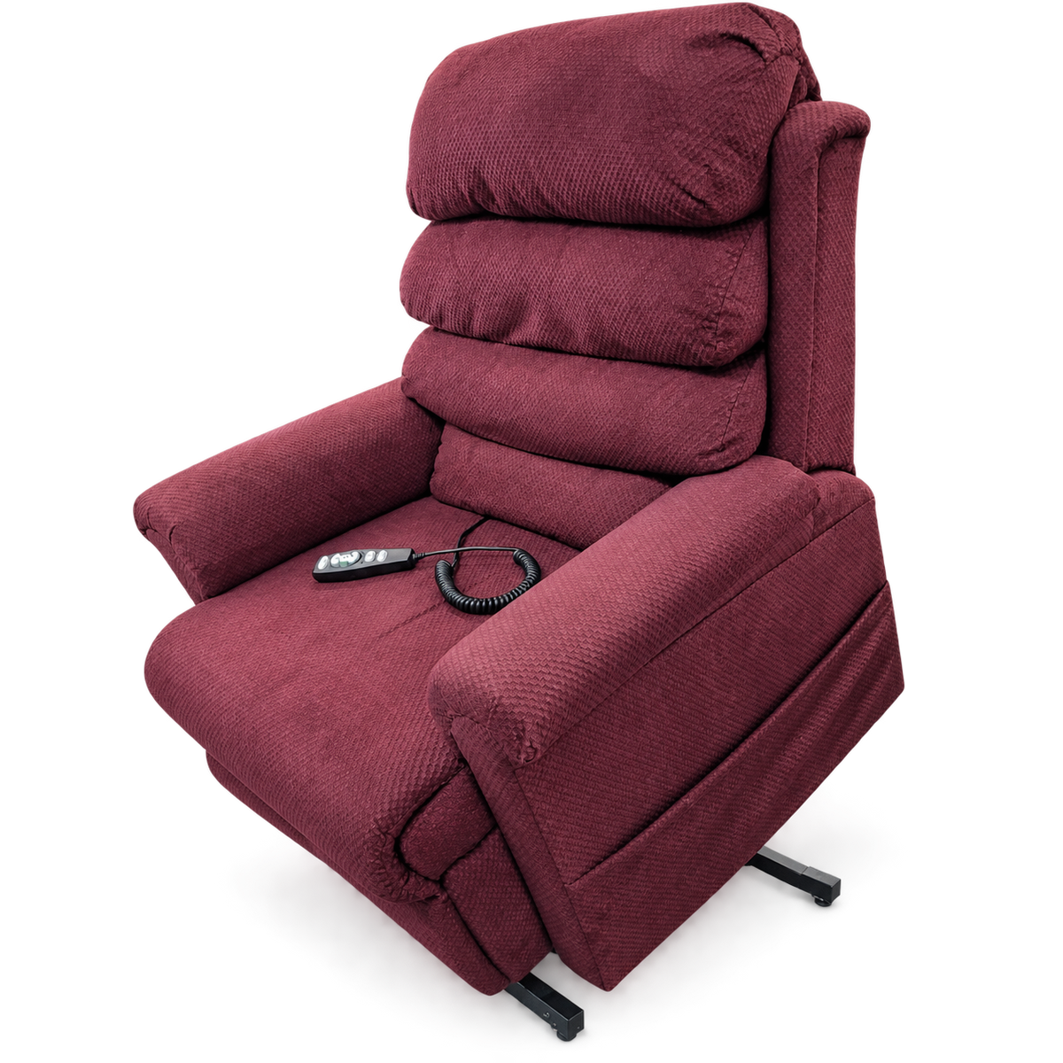 Burgundy Power Lift Recliner