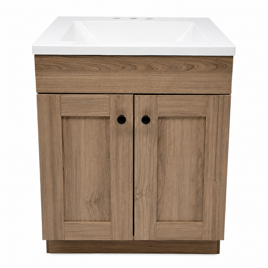 Modern Bathroom Vanity with Integrated Sink