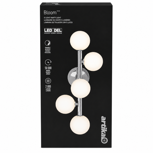 Artika Bloom 5-Light LED Vanity Light