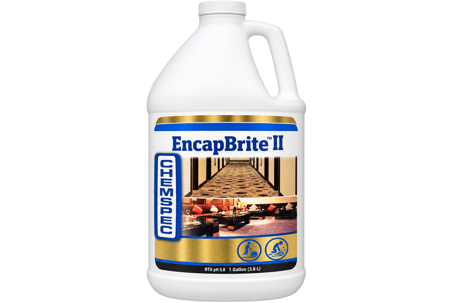 Chemspec EncapBrite II Encapsulation Carpet Cleaner – 1 Gallon (3.8 L)