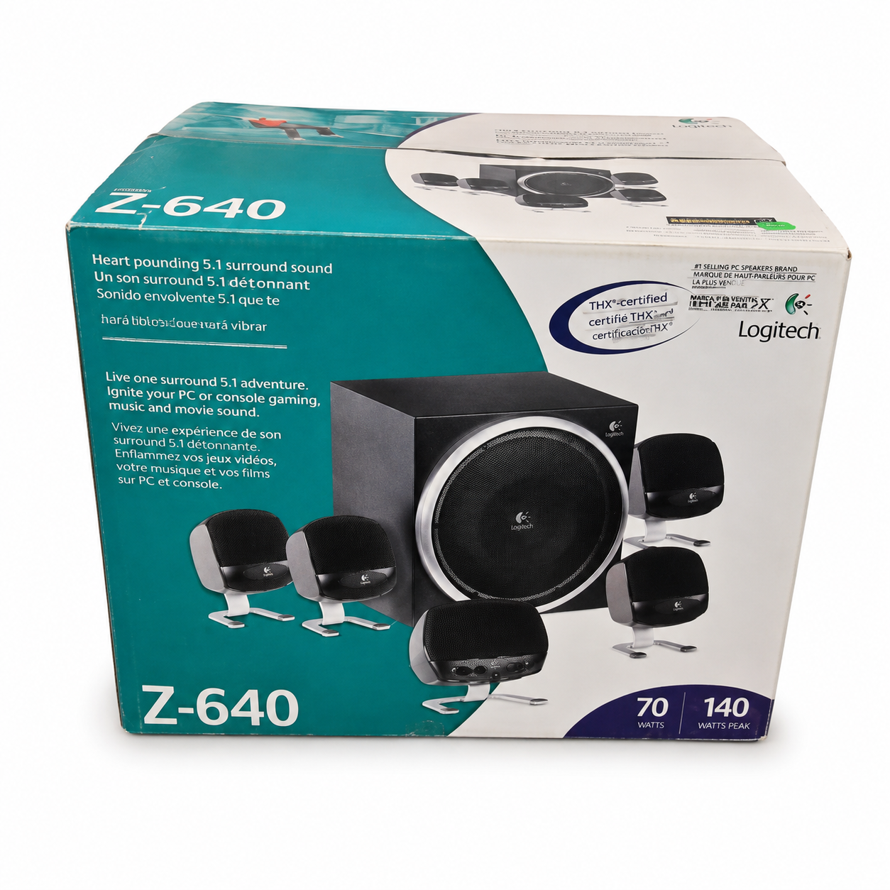 Logitech Z-640 5.1 Surround Sound Speaker System