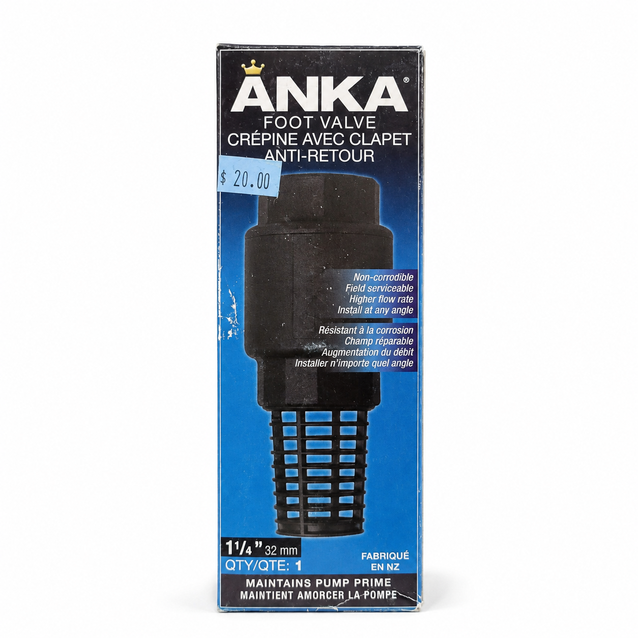 ANKA 1¼-Inch Foot Valve