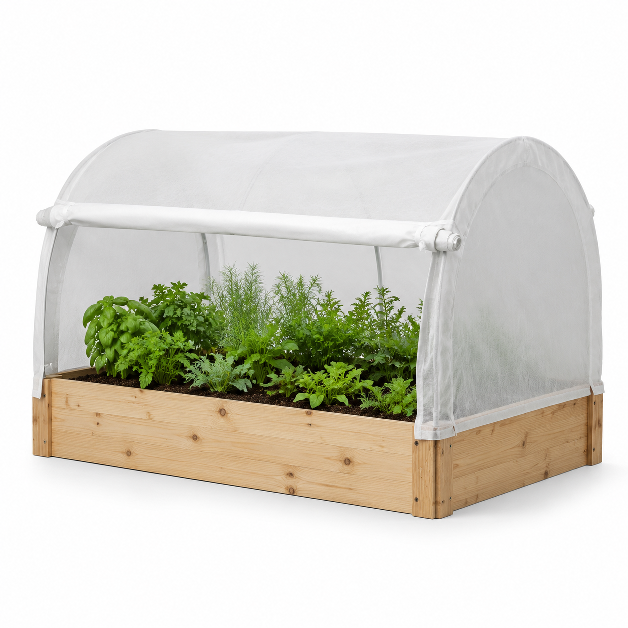ShelterLogic GrowIT Raised Garden Bed Greenhouse – 4 × 4 ft.