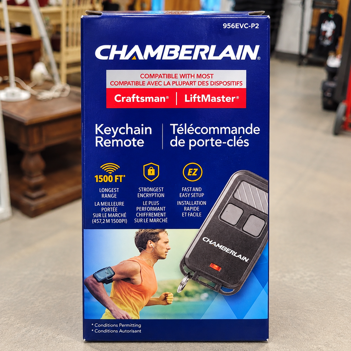 Chamberlain Keychain Garage Door Remote