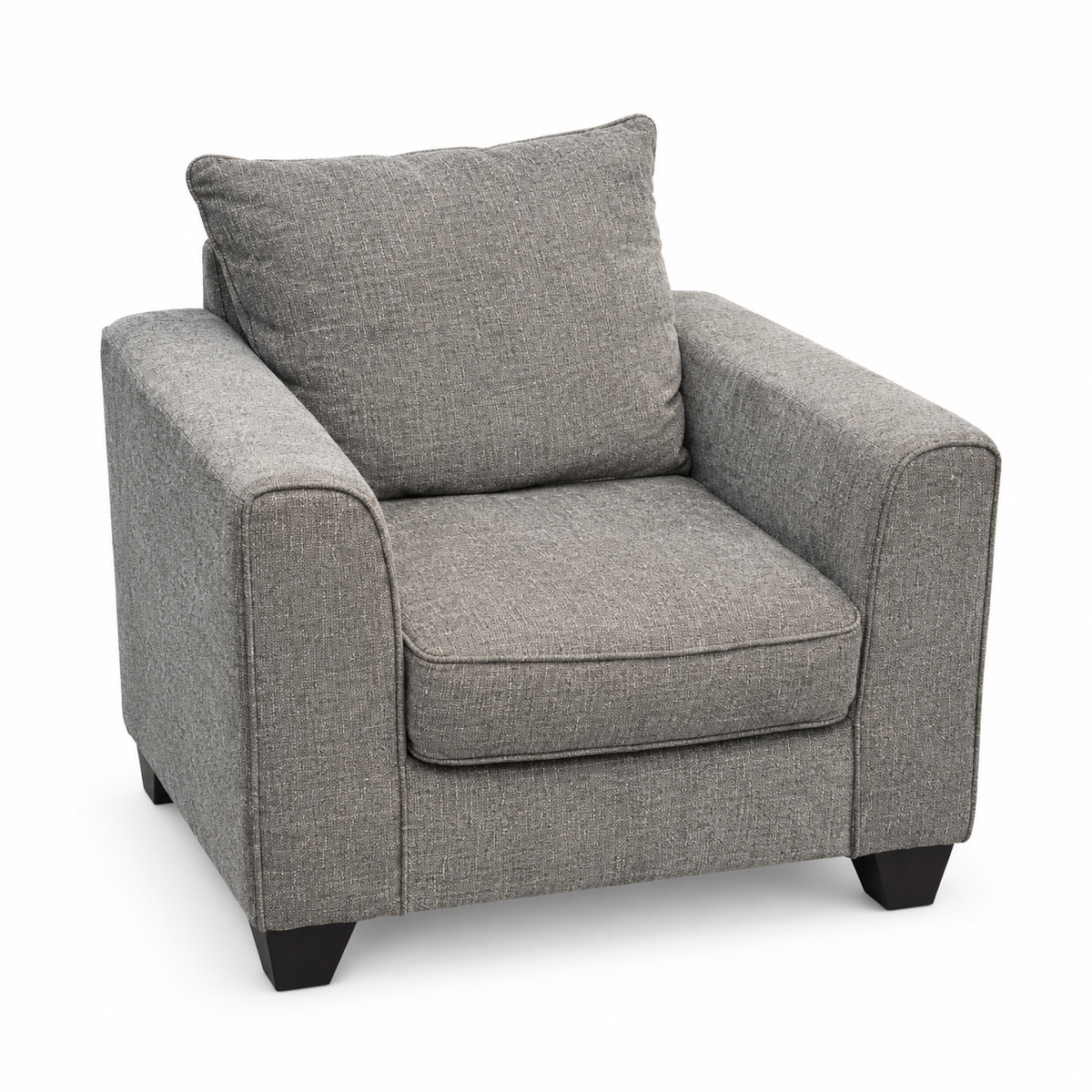 Grey Upholstered Accent Chair