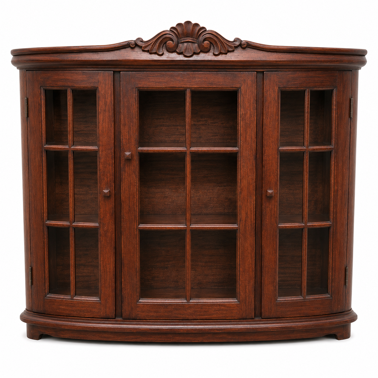 Traditional Wood Display Cabinet / Hutch Top
