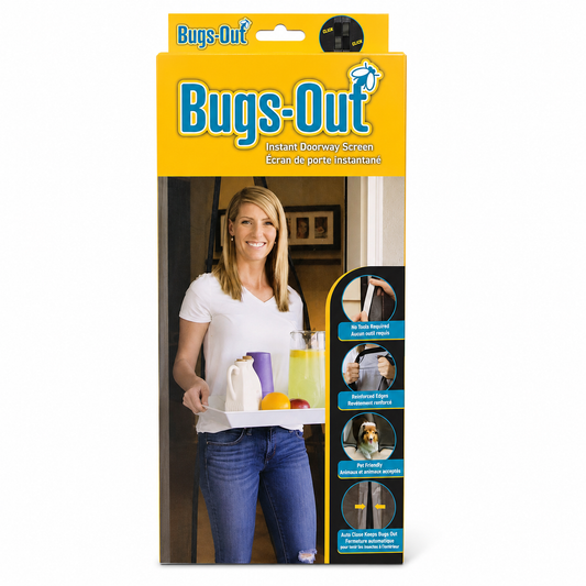 Bugs-Out Instant Doorway Screen