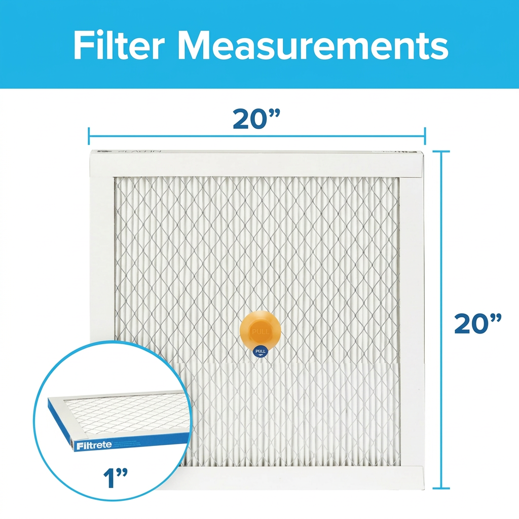 3M Filtrete 20x20x1 Air Filter