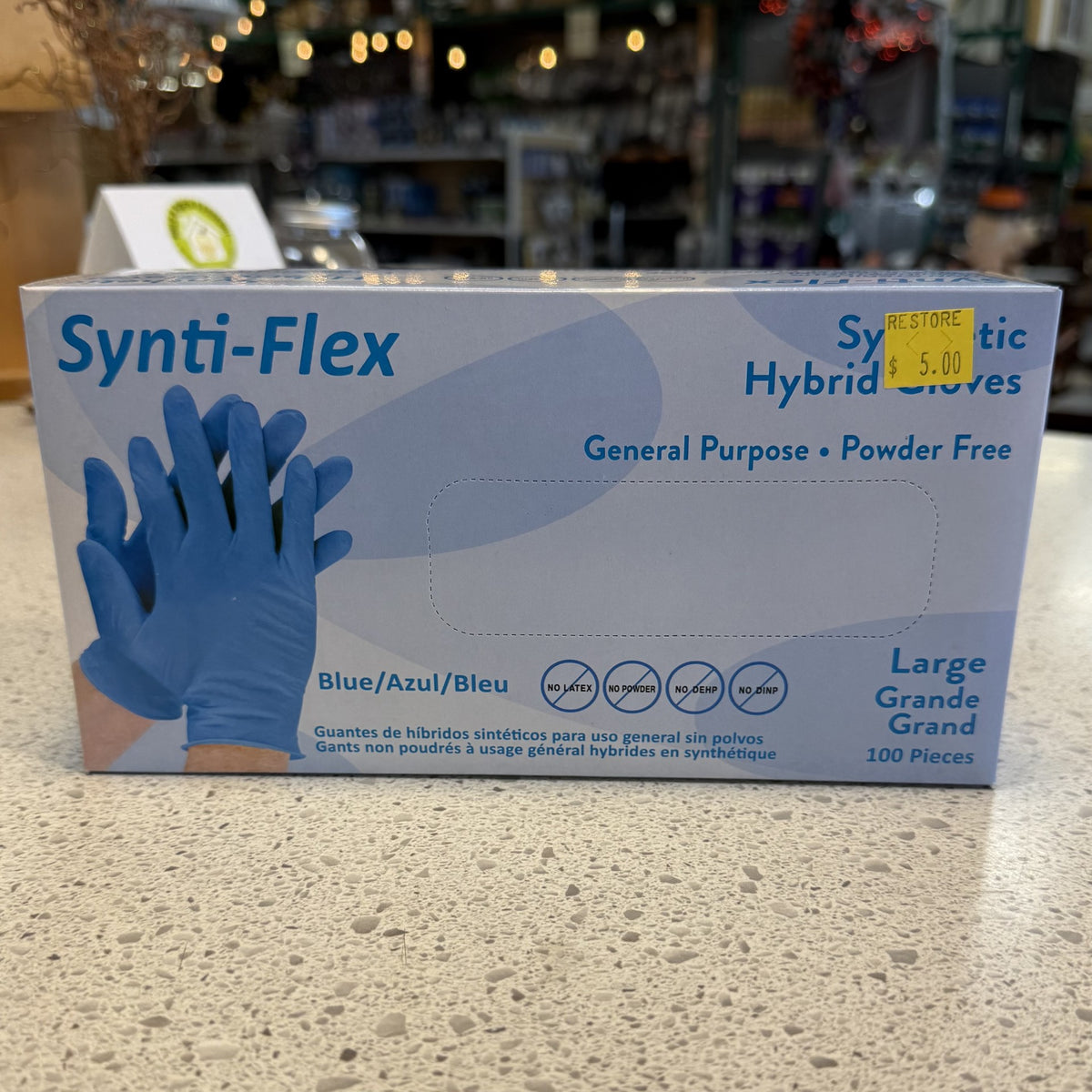Synti-Flex Synthetic Hybrid Gloves – Large (100 Count)