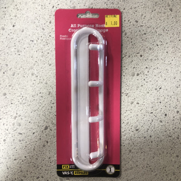 FIX IT! Plastic All Purpose Hook