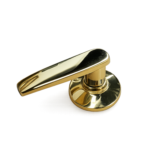 Manhattan Series Polished Brass Dummy Door Knob
