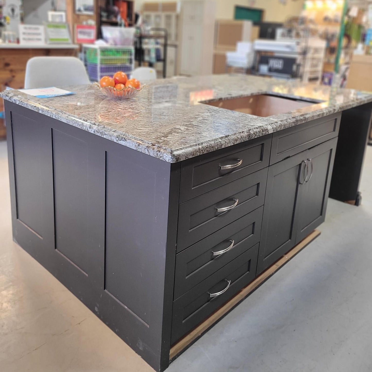 Kitchen Island with Granite