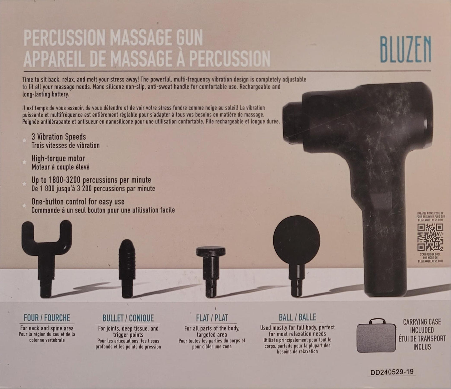 5-Speed Large Percussion Massager Massage Gun