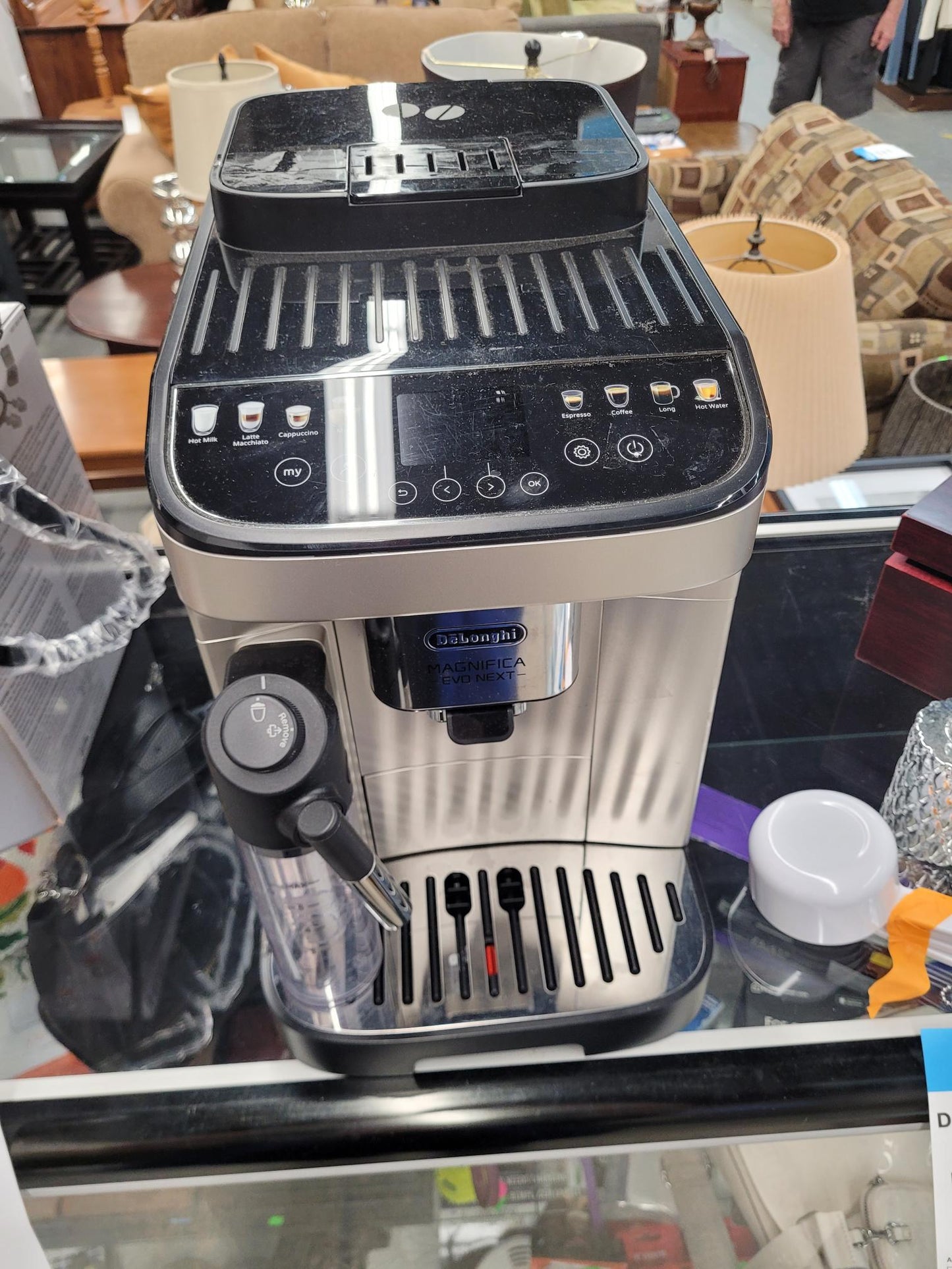 De'Longhi Magnifica Evo Next Automatic Espresso & Coffee Machine – Stainless Steel