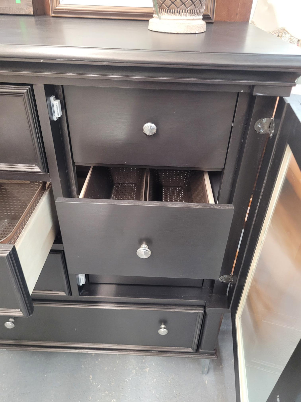 Dark Espresso Storage Cabinet