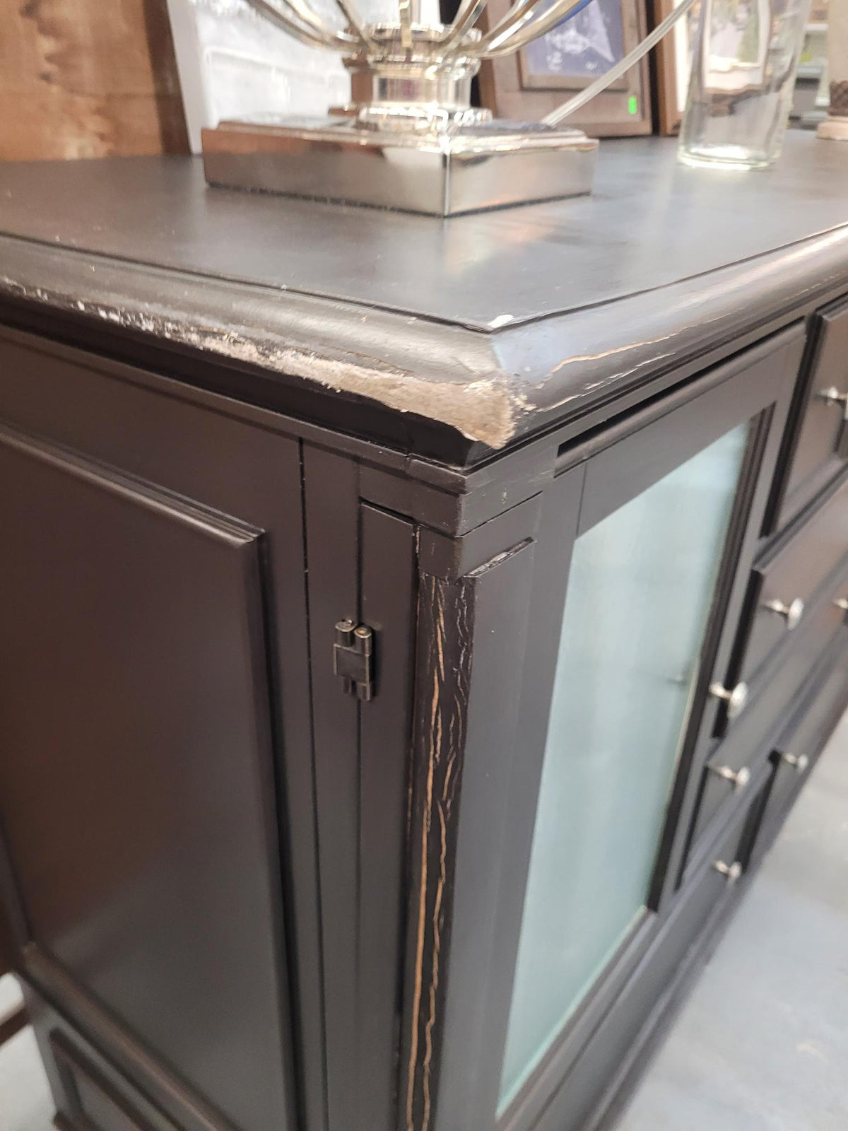 Dark Espresso Storage Cabinet