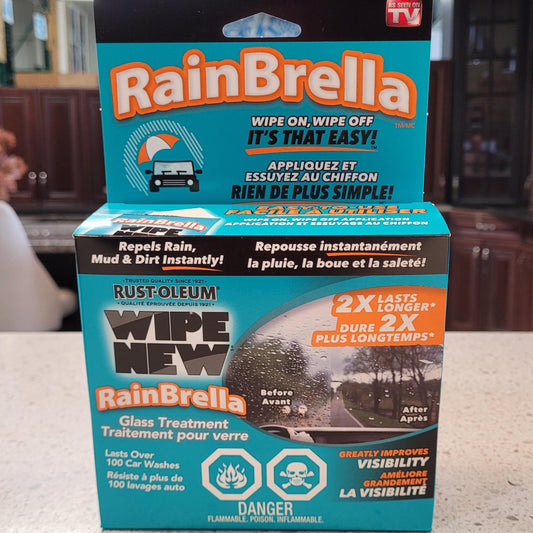 Rust-Oleum Rainbrella glass Treatment Windshield Rain Repellent Kit