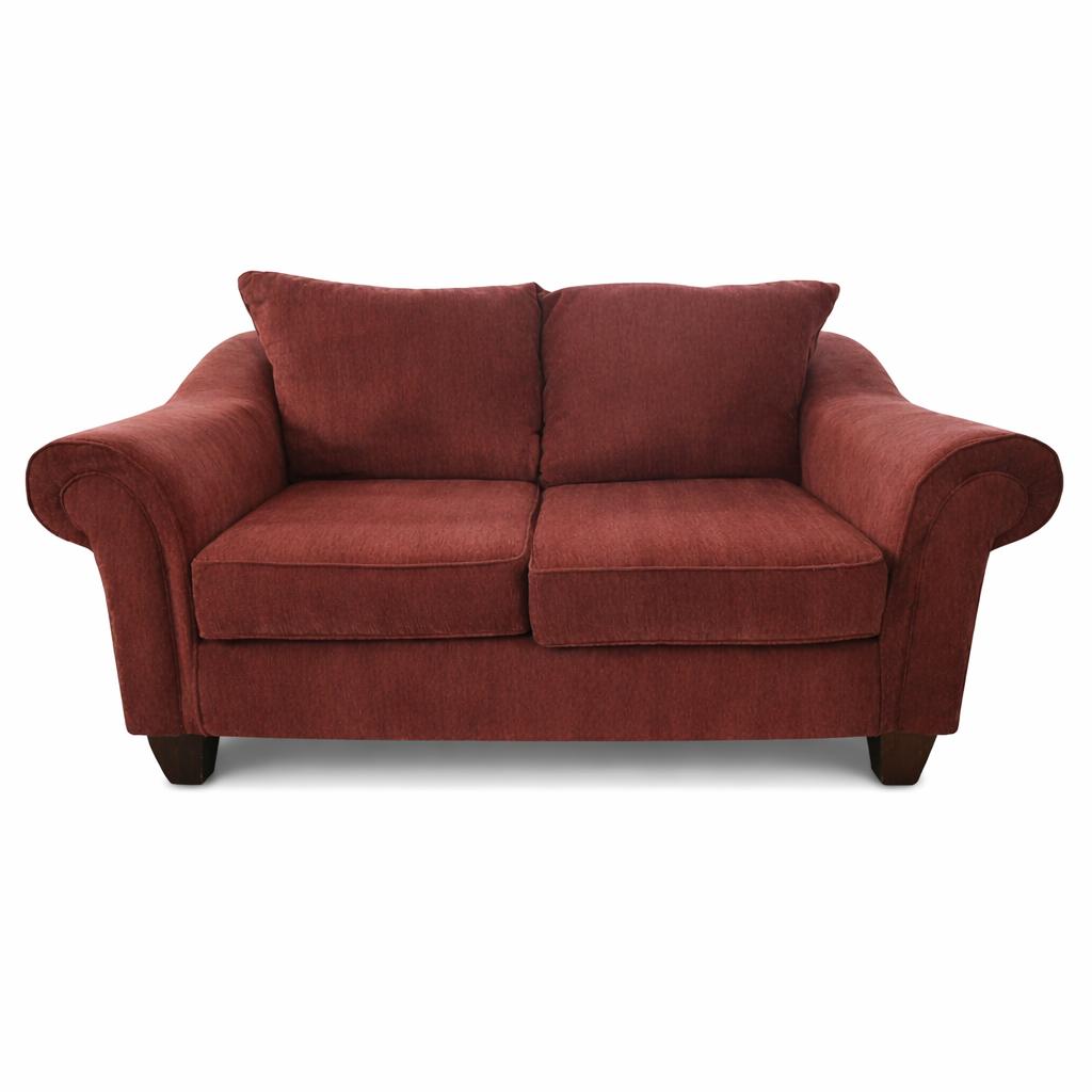 Brick Red Loveseat