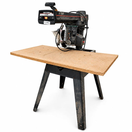 Craftsman 11-Amp Radial Arm Saw with Stand – Used, Good Condition