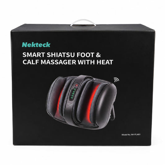 Nekteck Smart Shiatsu Foot & Calf Massager with Heat – New in Box