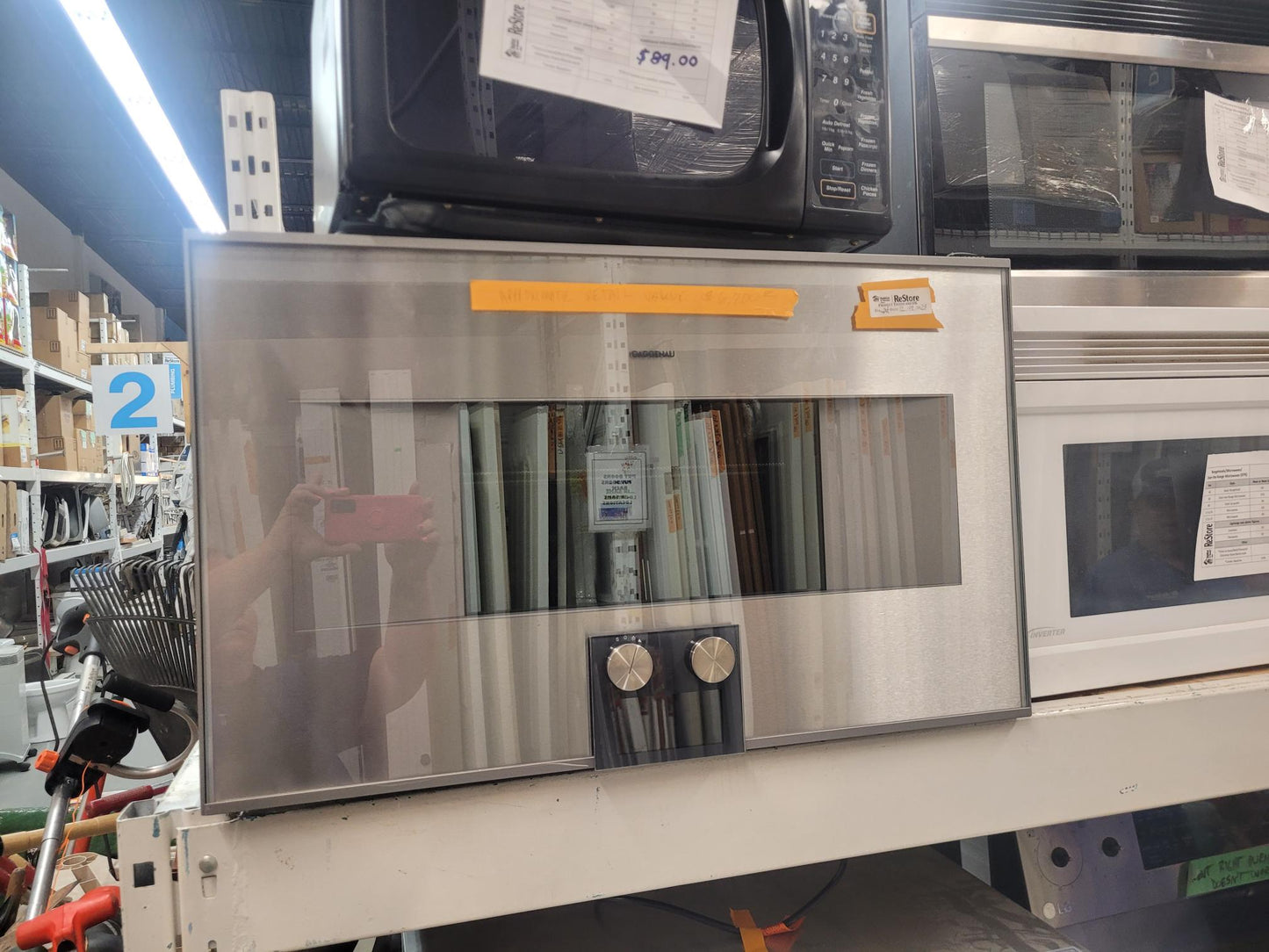 Gaggenau Built-In Microwave – Model BM485710/01 – Stainless Steel