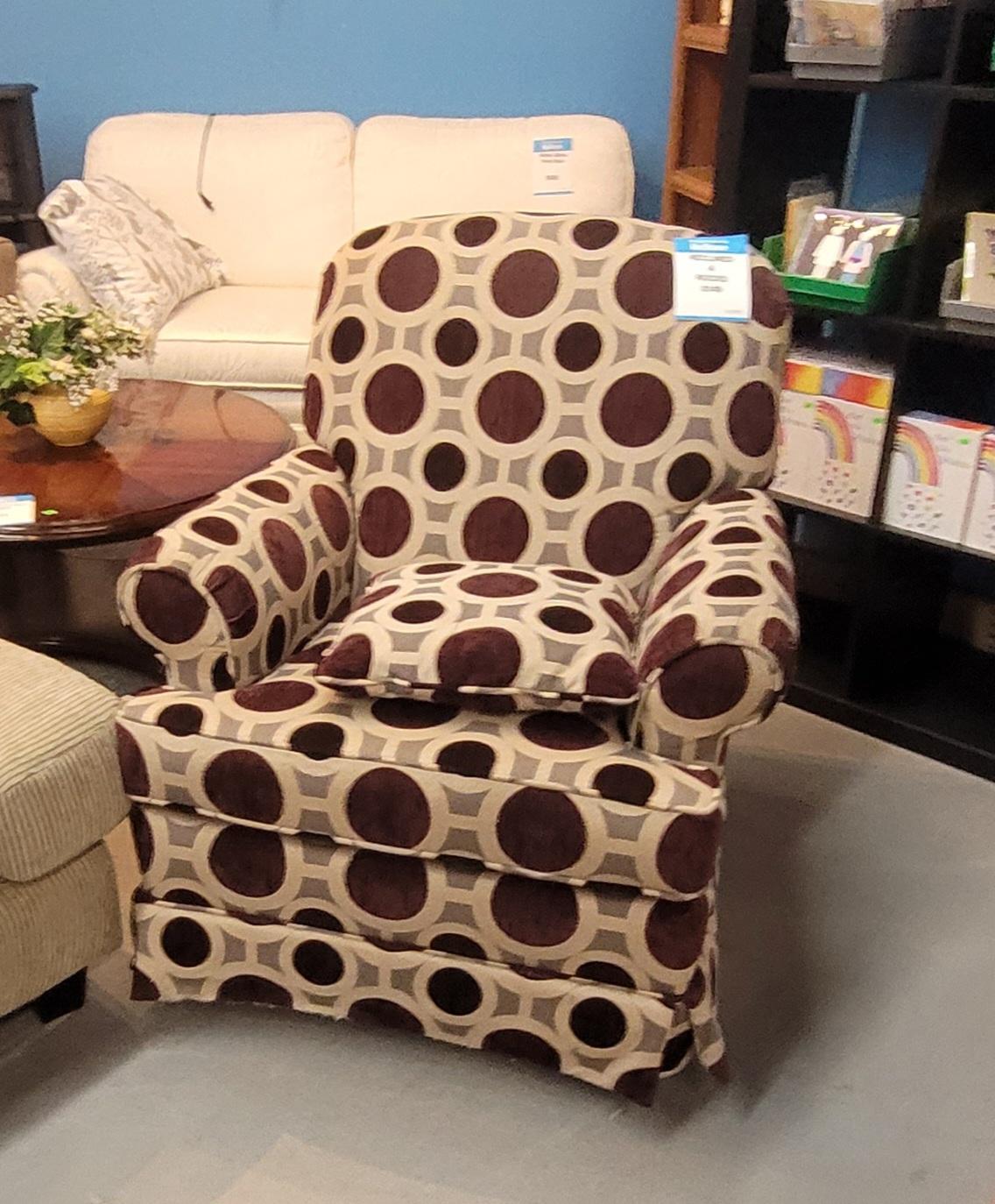 Patterned Accent Chair – Contemporary Design