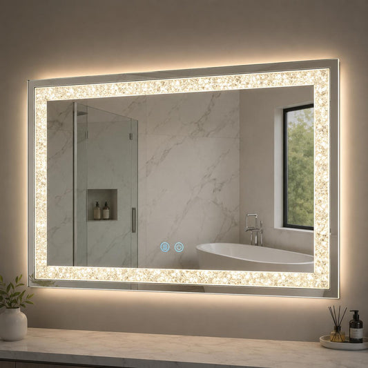 48" LED Bathroom Mirror – Aura Collection
