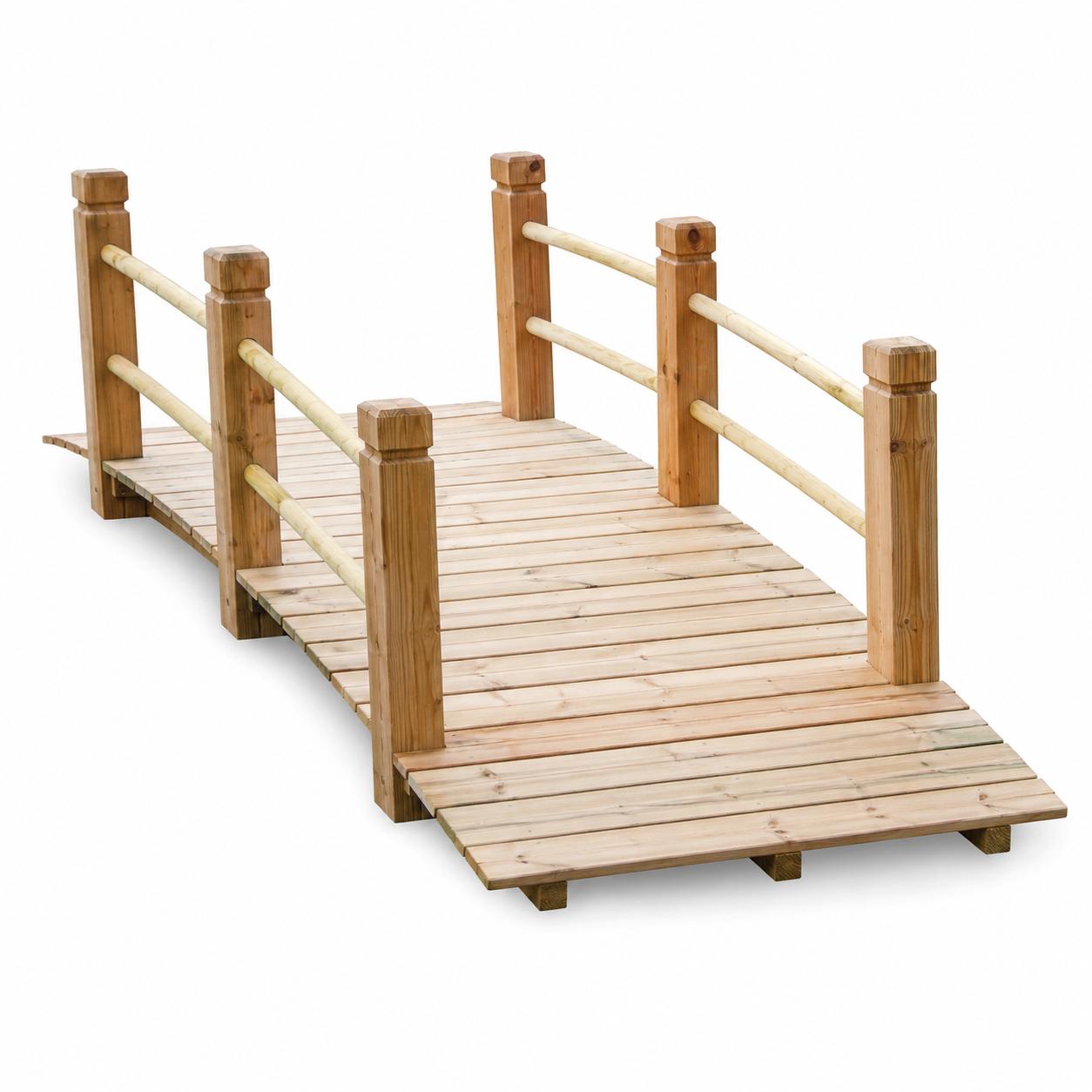 5 Ft. Wooden Garden Bridge – New