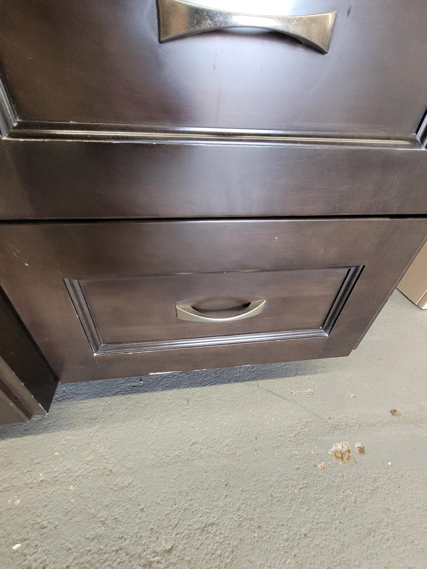 Dark Espresso Bathroom Vanity with Double Tall Towers