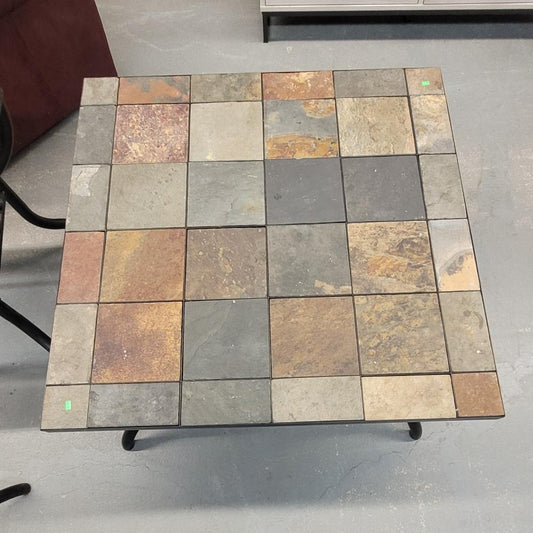 Rustic Mosaic Tile Coffee Table