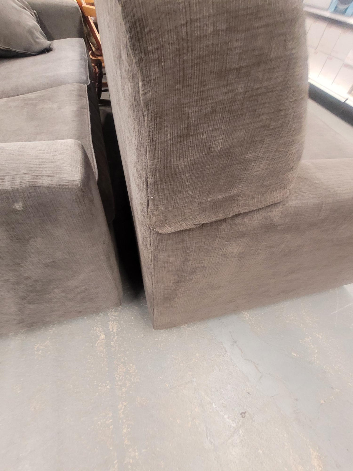 Grey Upholstered Sofa Bed