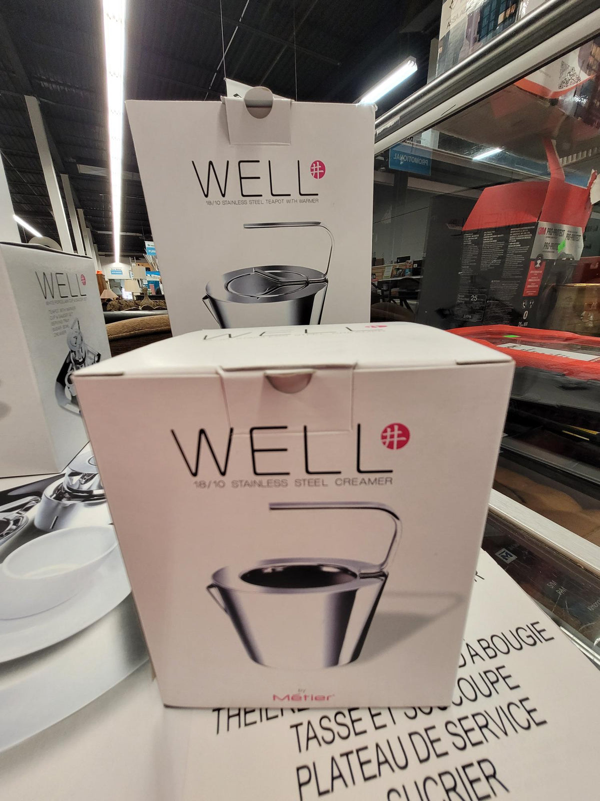 Brand New Well Tea Set 18/10 Stainless Steel Model G011