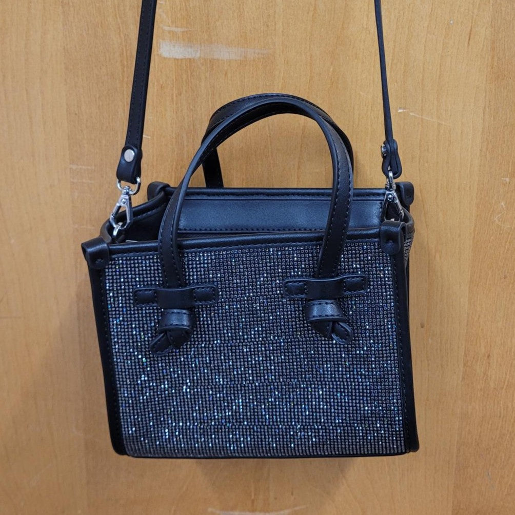 Gianni Chiarini Firenze Embellished Mini Tote – Black
