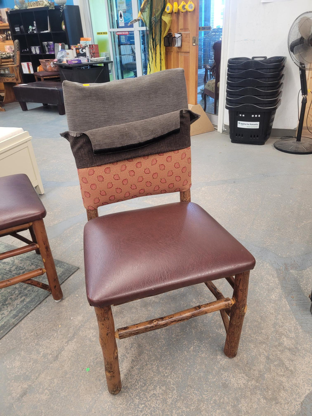 Rustic Cabin-Style Dining Chair