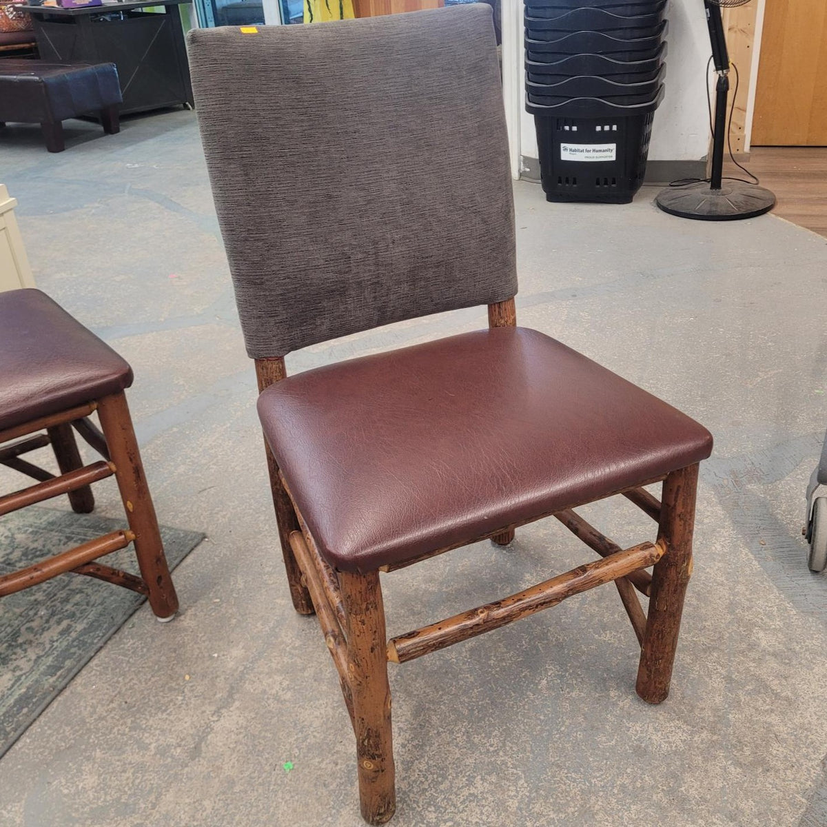 Rustic Cabin-Style Dining Chair