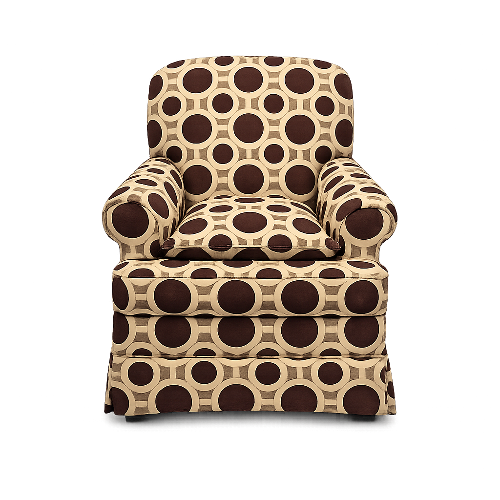 Patterned Accent Chair – Contemporary Design