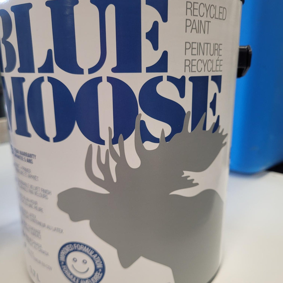 Blue Moose Recycled Paint