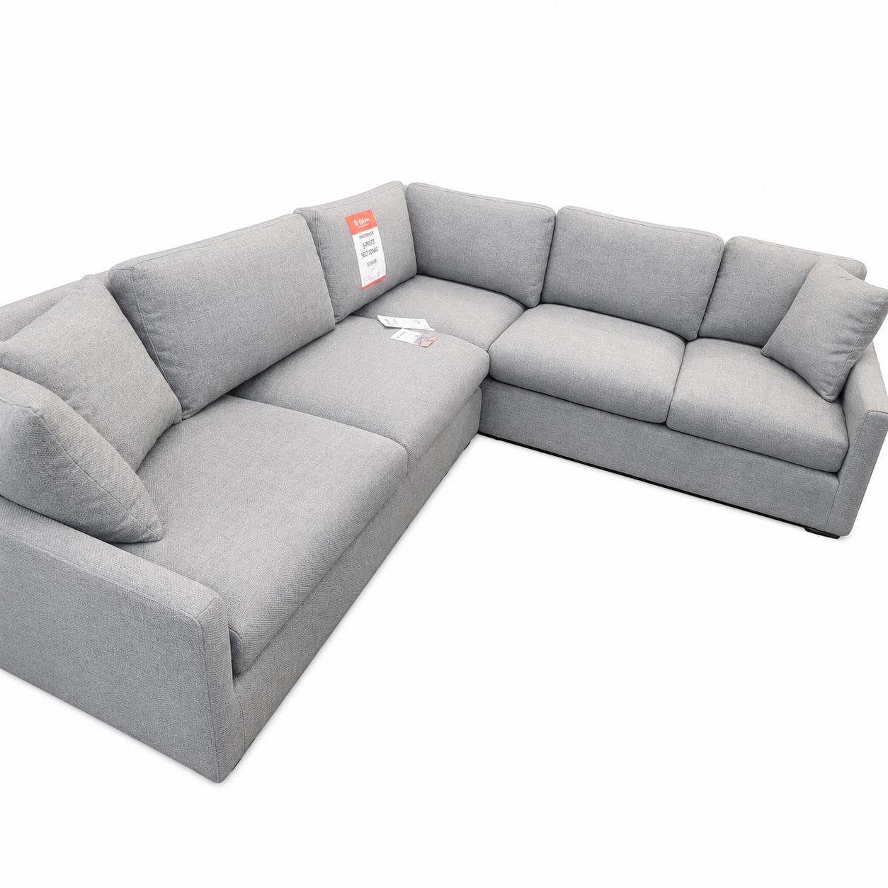 LQ-Thomasville 3-Piece Sectional with Ottoman