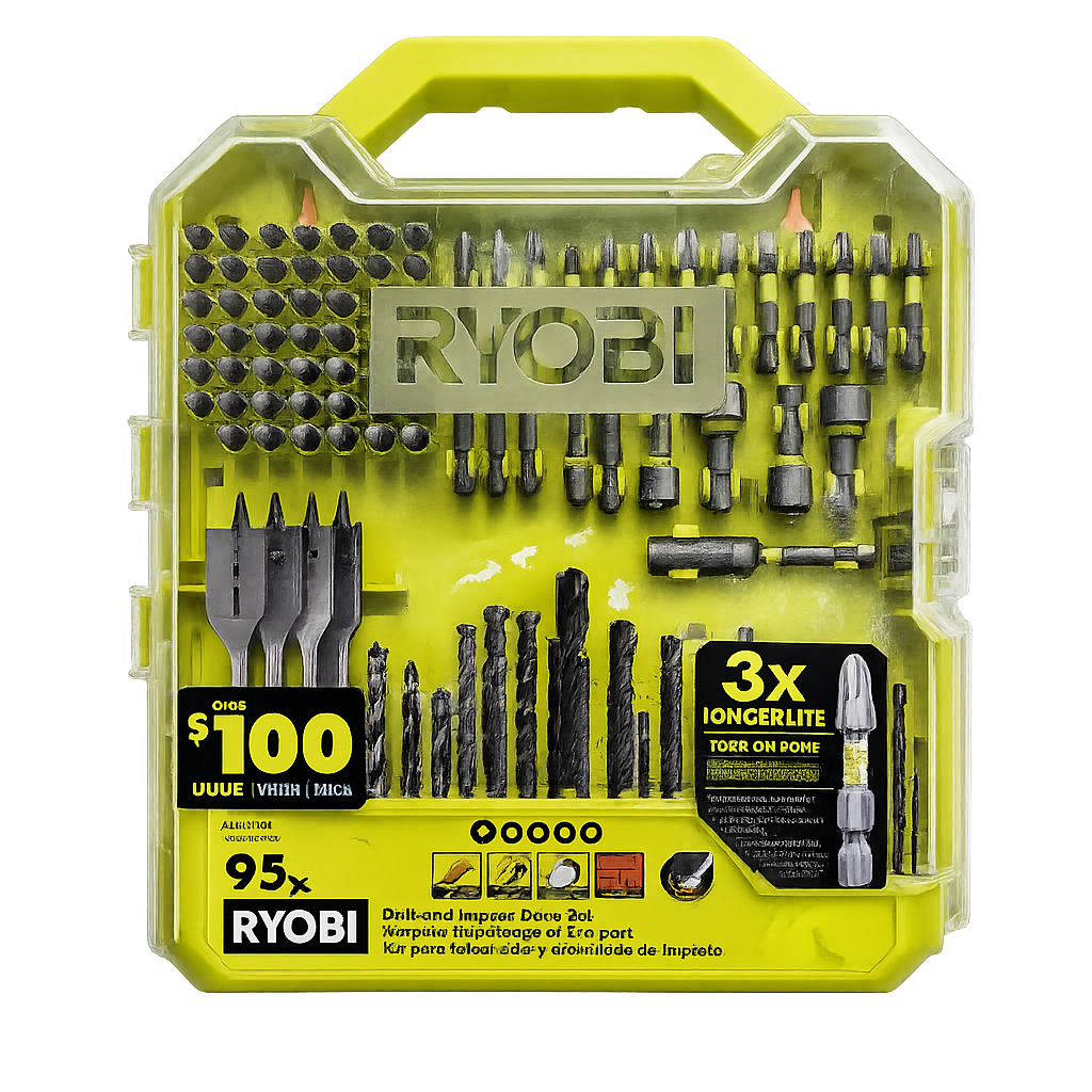 Ryobi 95-Piece Drill & Impact Drive Set