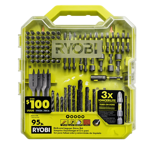 Ryobi 95-Piece Drill & Impact Drive Set