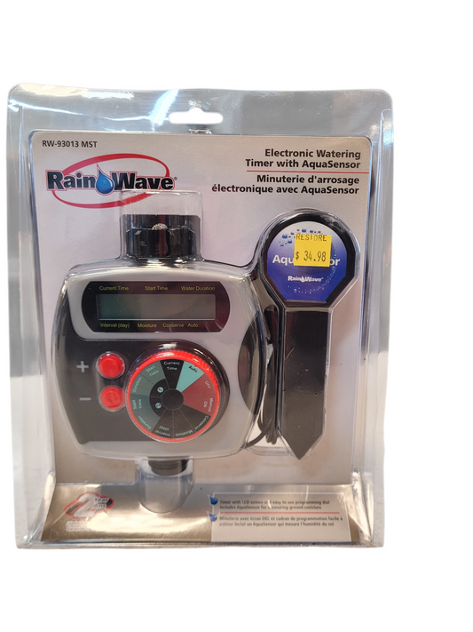 Rainwave Electronic Watering Timer with AquaSensor