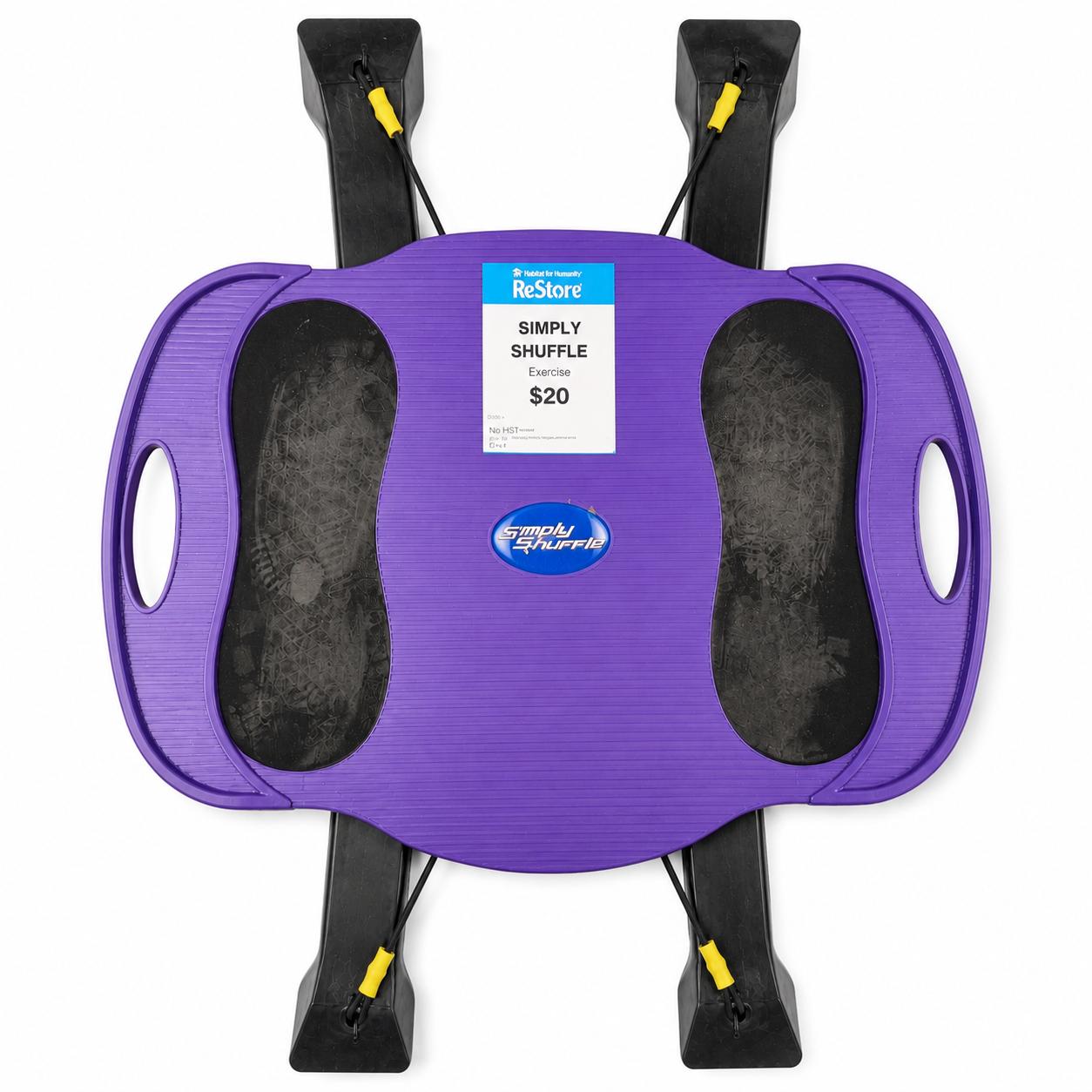Simply Shuffle Exercise Boardwith Resistance Bands