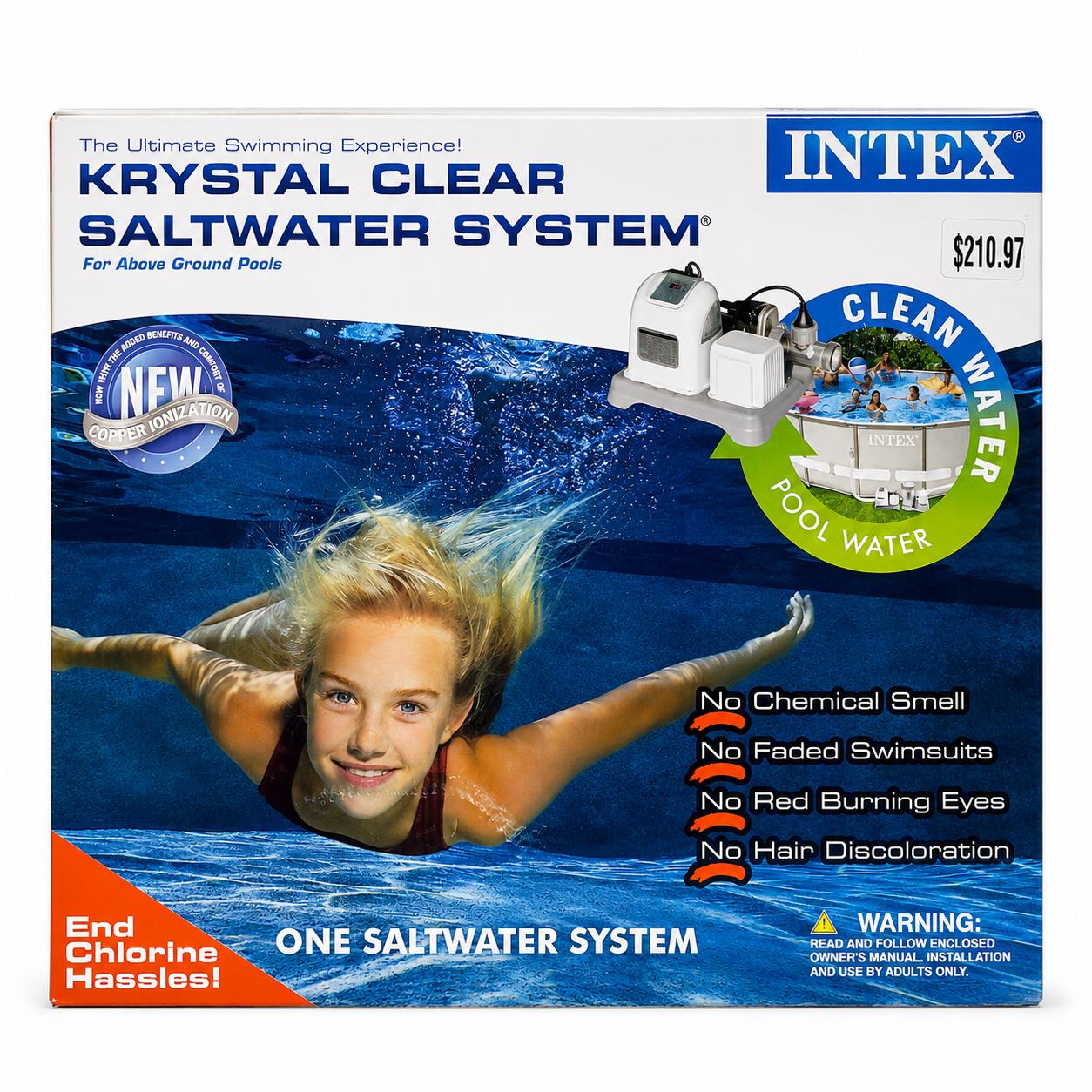 Intex Krystal Clear Saltwater System for Above-Ground Pools