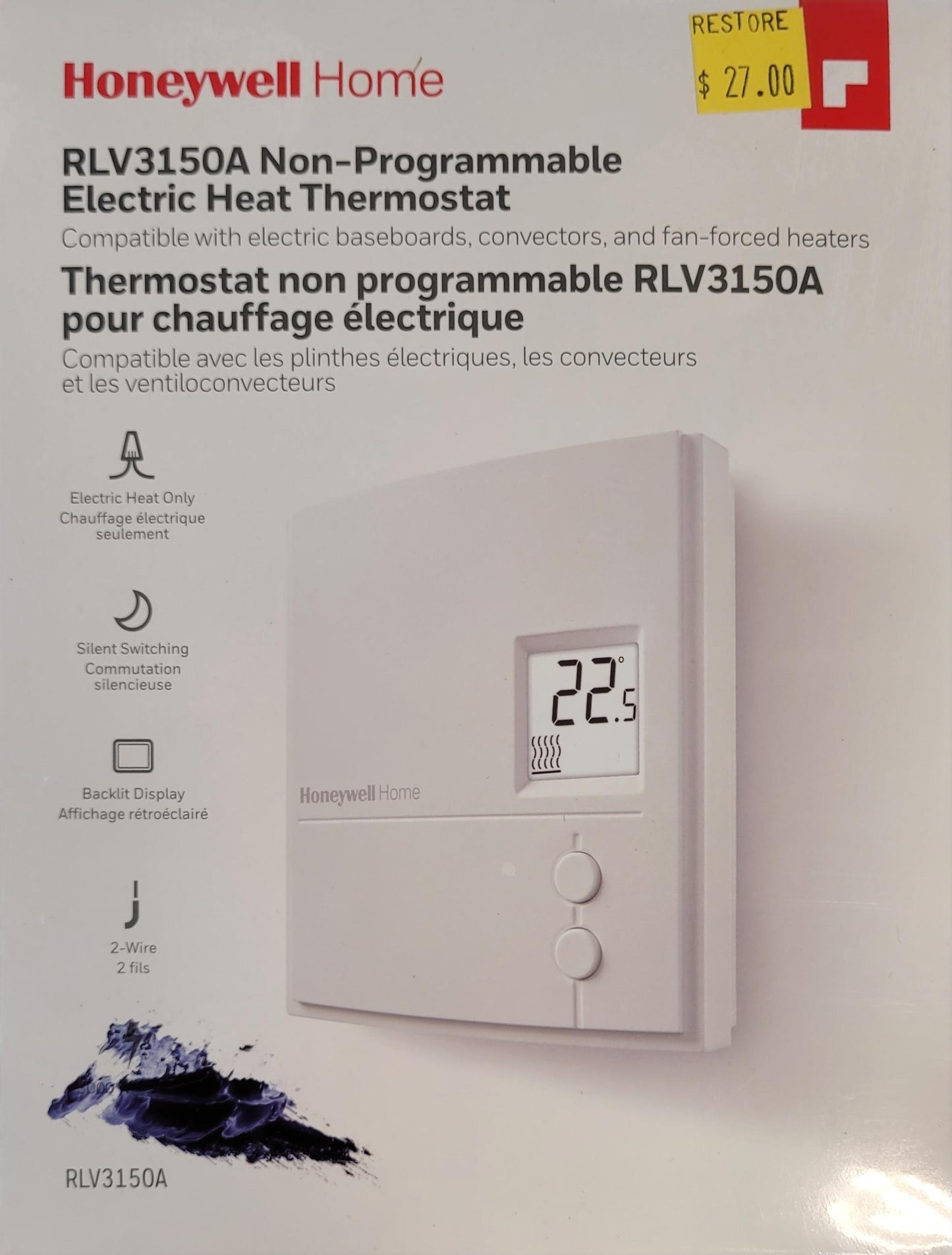 Honeywell Electric Baseboard Thermostat