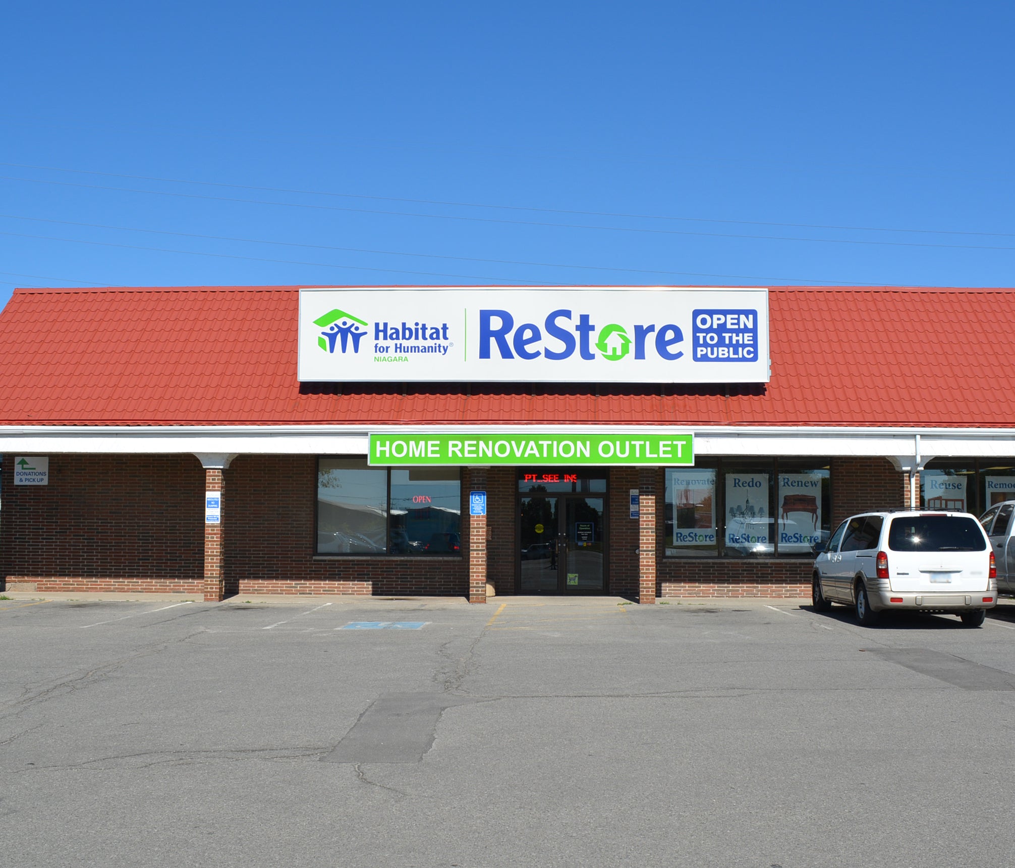 Exterior image of the St. Catharines ReStore