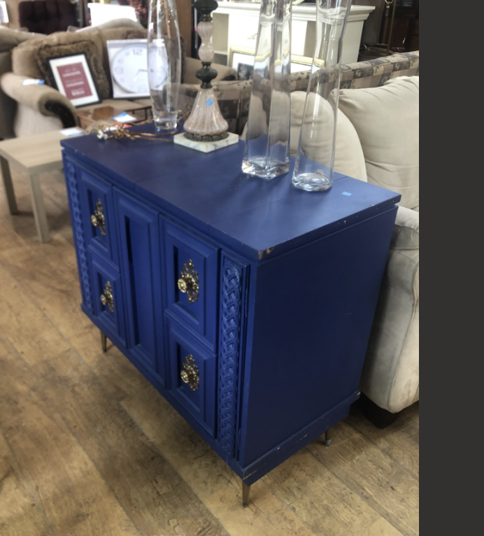 Vintage Blue Accent Cabinet / Sideboard